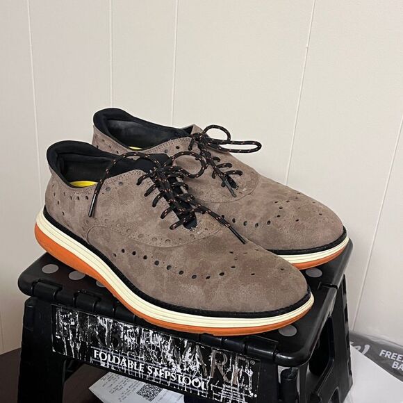 Cole Haan Men’s Beige Suede Oxford Sneakers Sz 8.5 main image 6
